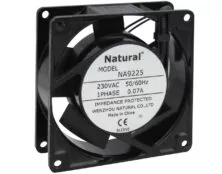 ΑΝΕΜΙΣΤΗΡΑΣ 92X92X25 230VAC ΚΟΥΖΙΝΕΤΟ ΚΑΛΩΔΙΟΥ 9225-230SH NAL