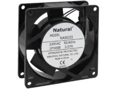 ΑΝΕΜΙΣΤΗΡΑΣ 92X92X25 230VAC ΚΟΥΖΙΝΕΤΟ ΚΑΛΩΔΙΟΥ 9225-230SH NAL