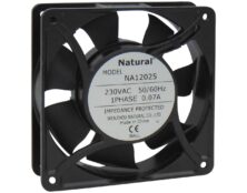 ΑΝΕΜΙΣΤΗΡΑΣ 120X120X25 230VAC ΡΟΥΛΕΜΑΝ ΚΑΛΩΔΙΟΥ 12025-230BH NAL