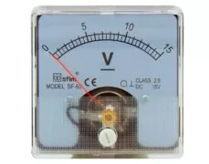 ΟΡΓΑΝΟ ΠΙΝΑΚΟΣ ΒΟΛΤΟΜΕΤΡΟ ΑΝΑΛΟΓΙΚΟ DC 60X60 0-15V SF-60 SFM