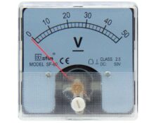 ΟΡΓΑΝΟ ΠΙΝΑΚΟΣ ΒΟΛΤΟΜΕΤΡΟ ΑΝΑΛΟΓΙΚΟ DC 60X60 0-50V SF-60 SFM