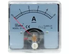 ΟΡΓΑΝΟ ΠΙΝΑΚΟΣ ΑΜΠΕΡΟΜΕΤΡΟ ΑΝΑΛΟΓΙΚΟ DC 60X60 0-5A SF-60 SFM