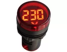 ΟΡΓΑΝΟ ΠΙΝΑΚΟΣ ΒΟΛΤΟΜΕΤΡΟ ΨΗΦΙΑΚΟ AC Φ22 60-500V LED ΚΟΚΚΙΝΟ AD16-22DSV KZE