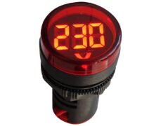 ΟΡΓΑΝΟ ΠΙΝΑΚΟΣ ΒΟΛΤΟΜΕΤΡΟ ΨΗΦΙΑΚΟ AC Φ22 60-500V LED ΚΟΚΚΙΝΟ AD16-22DSV KZE 1