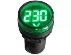 ΟΡΓΑΝΟ ΠΙΝΑΚΟΣ ΒΟΛΤΟΜΕΤΡΟ ΨΗΦΙΑΚΟ AC Φ22 60-500V LED ΠΡΑΣΙΝΟ AD16-22DSV KZE 1