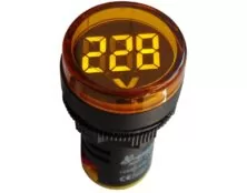 ΟΡΓΑΝΟ ΠΙΝΑΚΟΣ ΒΟΛΤΟΜΕΤΡΟ ΨΗΦΙΑΚΟ AC Φ22 60-500V LED ΠΟΡΤΟΚΑΛΙ AD16-22DSV KZE