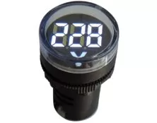 ΟΡΓΑΝΟ ΠΙΝΑΚΟΣ ΒΟΛΤΟΜΕΤΡΟ ΨΗΦΙΑΚΟ AC Φ22 60-500V LED ΛΕΥΚΟ AD16-22DSV KZE