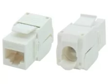 KEYSTONE JACK RJ45 UTP CAT 5e TOOLESS 180° ΛΕΥΚΟ ΜΕ UL KJ5-11 SUT