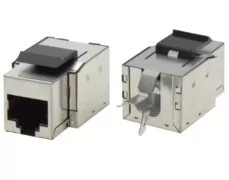 KEYSTONE JACK RJ45 STP CAT 5e TOOLESS 180° ΑΣΗΜΙ 7KJ2-CEFS SUT