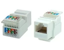KEYSTONE JACK RJ45 UTP CAT 5e TOOLESS 180° ΛΕΥΚΟ N111-01 SUT