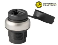 ΠΡΙΖΑ ΔΙΚΤΥΟΥ ΣΑΣΙ Φ22 8P8C (RJ45) ΜΕ ΚΑΠΑΚΙ PP2RJ45NL GIOVENZANA