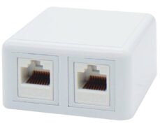 ΠΡΙΖΑ ΔΙΚΤΥΟΥ ΕΠΙΤΟΙΧΗ 2P ME KEYSTONE JACK CAT 6 ΜΕ UL SUT