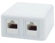 ΠΡΙΖΑ ΔΙΚΤΥΟΥ ΕΠΙΤΟΙΧΗ 2P ME KEYSTONE JACK CAT 6A SUT