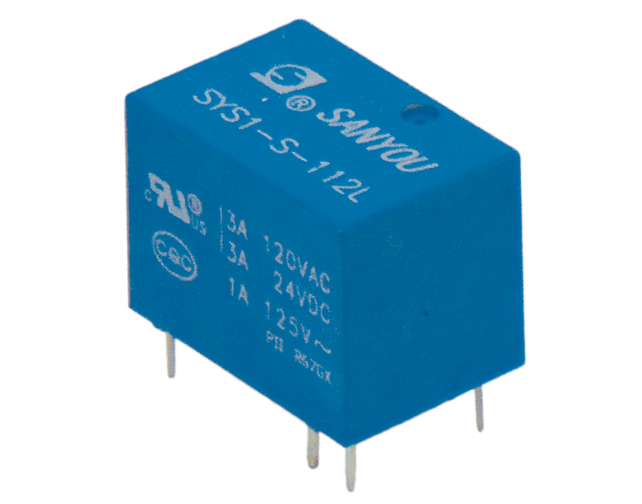 RELAY SUBMINIATURE 1P 12V DC 1A SYS1-S-112L G/SAN 3 RELAY SUBMINIATURE 1P 12V DC 1A SYS1-S-112L G/SAN
