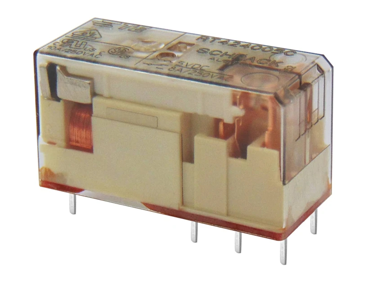 RELAY MINI 2P 5V DC 8A RT424005C ΔΙΑΦΑΝΕΣ TYC 3 RELAY MINI 2P 5V DC 8A RT424005C ΔΙΑΦΑΝΕΣ TYC