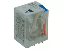 RELAY ΜΕΣΑΙΟ 4P 230V AC SOLDER ΜΕ LED RMI RGN