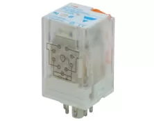RELAY ΤΥΠΟΥ ΛΥΧΝΙΑΣ 8P 24V DC ΜΕ LED RCP RGN