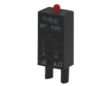 LED MODULE ΚΟΚΚΙΝΟ 6-24VAC/DC ΒΑΣΗΣ RELAY ES15/35/50 TYPE 62 ERSCE