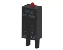 LED MODULE ΚΟΚΚΙΝΟ 6-24VAC/DC ΒΑΣΗΣ RELAY ES15/35/50 TYPE 62 ERSCE