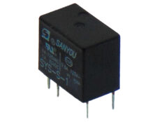 RELAY SUBMINIATURE 1P 24V DC 1A SYS-S-124L G/SAN