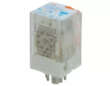 RELAY ΤΥΠΟΥ ΛΥΧΝΙΑΣ 8P 12V AC ΜΕ LED RCP RGN