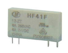 RELAY SLIM 1P 24V DC 6A 1C/O HF41F/24-ZT HONGFA