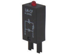 LED MODULE ΚΟΚΚΙΝΟ 6-24VDC ΜΕ ΔΙΟΔΟ (A1+A2-) ΒΑΣΗΣ RELAY ES15/35/50, CSR, CST LM-CF CYO