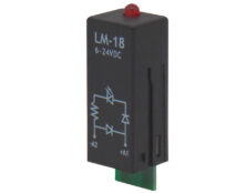 LED MODULE ΚΟΚΚΙΝΟ 6-24VDC ΜΕ ΔΙΟΔΟ (A1+A2-)ΒΑΣΗΣ RELAY PT78720/730/740 & RT78724/726 LM-18 CYO