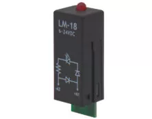 LED MODULE ΚΟΚΚΙΝΟ 6-24VDC ΜΕ ΔΙΟΔΟ (A1+A2-)ΒΑΣΗΣ RELAY PT78720/730/740 & RT78724/726 LM-18 CYO
