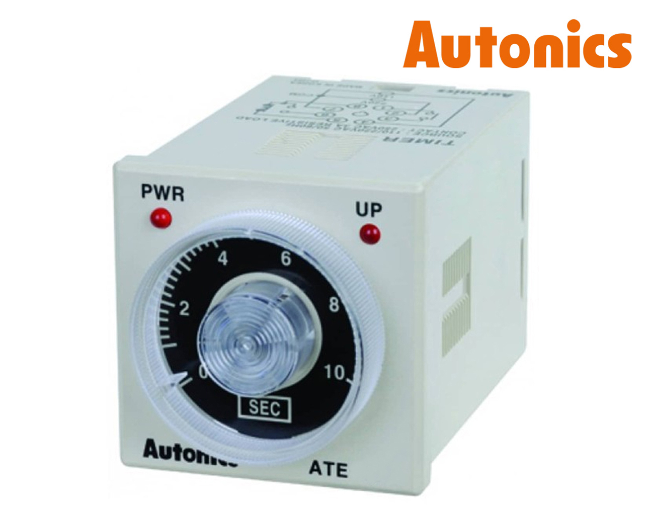 ΧΡΟΝΙΚΟ RELAY ΠΙΝΑΚΟΣ 8P DELAY ON 60sec 2C/O 48X48 230VAC ATE1-60S AUTONICS