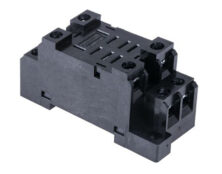 ΒΑΣΗ ΡΑΓΑΣ 2P ΓΙΑ RELAY ΜΕΣΑΙΟ JQX-13 ΜΑΥΡΗ PTF08A-E DQN