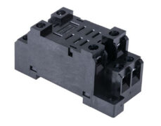 ΒΑΣΗ ΡΑΓΑΣ 2P ΓΙΑ RELAY ΜΕΣΑΙΟ JQX-13 ΜΑΥΡΗ PTF08A-E DQN