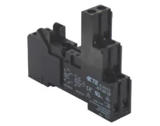 ΒΑΣΗ ΡΑΓΑΣ 2P ΓΙΑ RELAY MINI ΜΑΥΡΗ RT78726 TYC