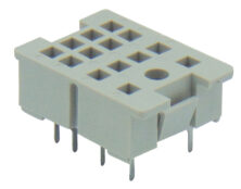 ΒΑΣΗ PCB 2P ΓΙΑ RELAY ΜΕΣΑΙΟ ΓΚΡΙ ZC15/2A FEM