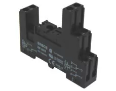 ΒΑΣΗ ΡΑΓΑΣ 2P ΓΙΑ RELAY MINI ΜΑΥΡΗ ES50/3 ERSCE
