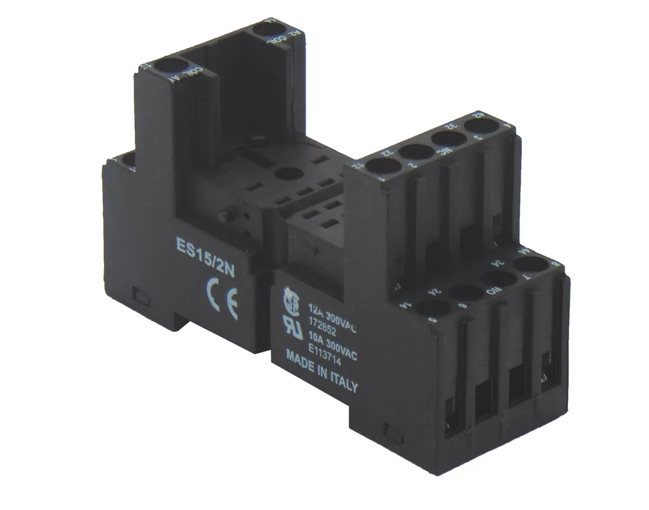 ΒΑΣΗ ΡΑΓΑΣ 2P ΓΙΑ RELAY ΜΕΣΑΙΟ ΜΑΥΡΗ ES15/2N ERSCE 3 ΒΑΣΗ ΡΑΓΑΣ 2P ΓΙΑ RELAY ΜΕΣΑΙΟ ΜΑΥΡΗ ES15/2N ERSCE