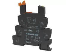 ΒΑΣΗ ΡΑΓΑΣ 1P ΓΙΑ RELAY SLIM ΜΑΥΡΗ ST3FLC4 TYC