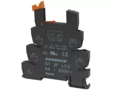 ΒΑΣΗ ΡΑΓΑΣ 1P ΓΙΑ RELAY SLIM ΜΑΥΡΗ ST3FLC4 TYC 1