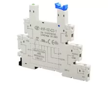 ΒΑΣΗ ΡΑΓΑΣ 1P ΓΙΑ RELAY SLIM HF41F ΓΚΡΙ 41F-1Z-C2-1 HONGFA
