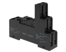 ΒΑΣΗ ΡΑΓΑΣ 2P ΓΙΑ RELAY MINI ΜΑΥΡΗ AS626 RGN