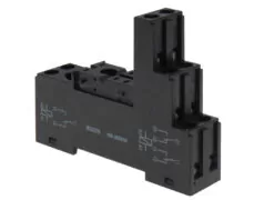 ΒΑΣΗ ΡΑΓΑΣ 2P ΓΙΑ RELAY MINI ΜΑΥΡΗ AS626 RGN 1