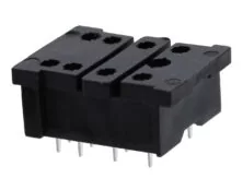 ΒΑΣΗ PCB 2P ΓΙΑ RELAY ΜΕΣΑΙΟ ΜΑΥΡΗ CST-P08 (18F-2Z-A2) CYO