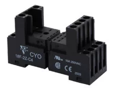 ΒΑΣΗ ΡΑΓΑΣ 2P ΓΙΑ RELAY ΜΕΣΑΙΟ ΜΑΥΡΗ CST-S08F2 (18F-2Z-C4) CYO 2 ΒΑΣΗ ΡΑΓΑΣ 2P ΓΙΑ RELAY ΜΕΣΑΙΟ ΜΑΥΡΗ CST-S08F2 (18F-2Z-C4) CYO 1