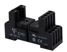 ΒΑΣΗ ΡΑΓΑΣ 4P ΓΙΑ RELAY ΜΕΣΑΙΟ ΜΑΥΡΗ CST-S14F2 (18F-4Z-C4) CYO 1