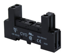 ΒΑΣΗ ΡΑΓΑΣ 1P ΓΙΑ RELAY MINI ΜΑΥΡΗ CSR-S35F2 (14F-1Z-C2) CYO 1