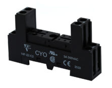 ΒΑΣΗ ΡΑΓΑΣ 2P ΓΙΑ RELAY MINI ΜΑΥΡΗ CSR-S50F2 (14F-2Z-C2) CYO