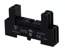 ΒΑΣΗ ΡΑΓΑΣ 2P ΓΙΑ RELAY MINI ΜΑΥΡΗ CSR-S50F2 (14F-2Z-C2) CYO