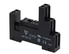 ΒΑΣΗ ΡΑΓΑΣ 2P ΓΙΑ RELAY MINI ΜΑΥΡΗ CSR-S50F3 (14F-2Z-C3) CYO
