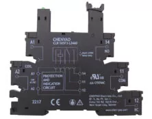 ΒΑΣΗ ΡΑΓΑΣ 1P ΓΙΑ RELAY SLIM ΜΑΥΡΗ CLR-S05F3-L24AD CYO