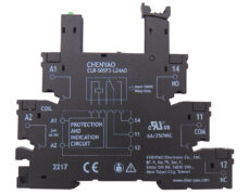 ΒΑΣΗ ΡΑΓΑΣ 1P ΓΙΑ RELAY SLIM ΜΑΥΡΗ CLR-S05F3-L24AD CYO 1